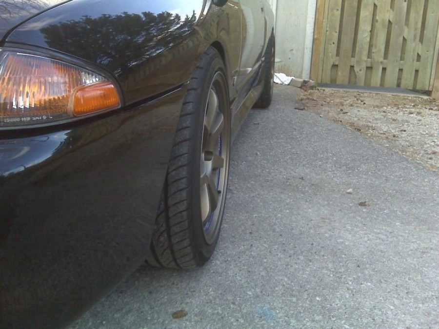Nissan Skyline R32 wheels Weds Sport SA90 17″ 9J ET20 235/40 coupe 