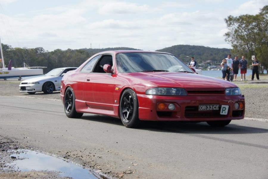 Nissan Skyline R33 wheels Koya Driftek 17″ 9J ET22 235/45 ET20 coupe 