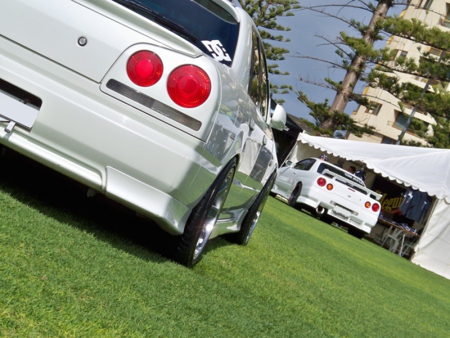 Nissan Skyline R34 wheels Origin DNA-01 17″ 9J ET30 215/45 9.5J ET15 235/45 sedan 
