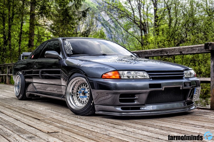 Nissan Skyline R32 wheels BBS RS 16″ 12J ET8 245/45 ET-5 GTR 