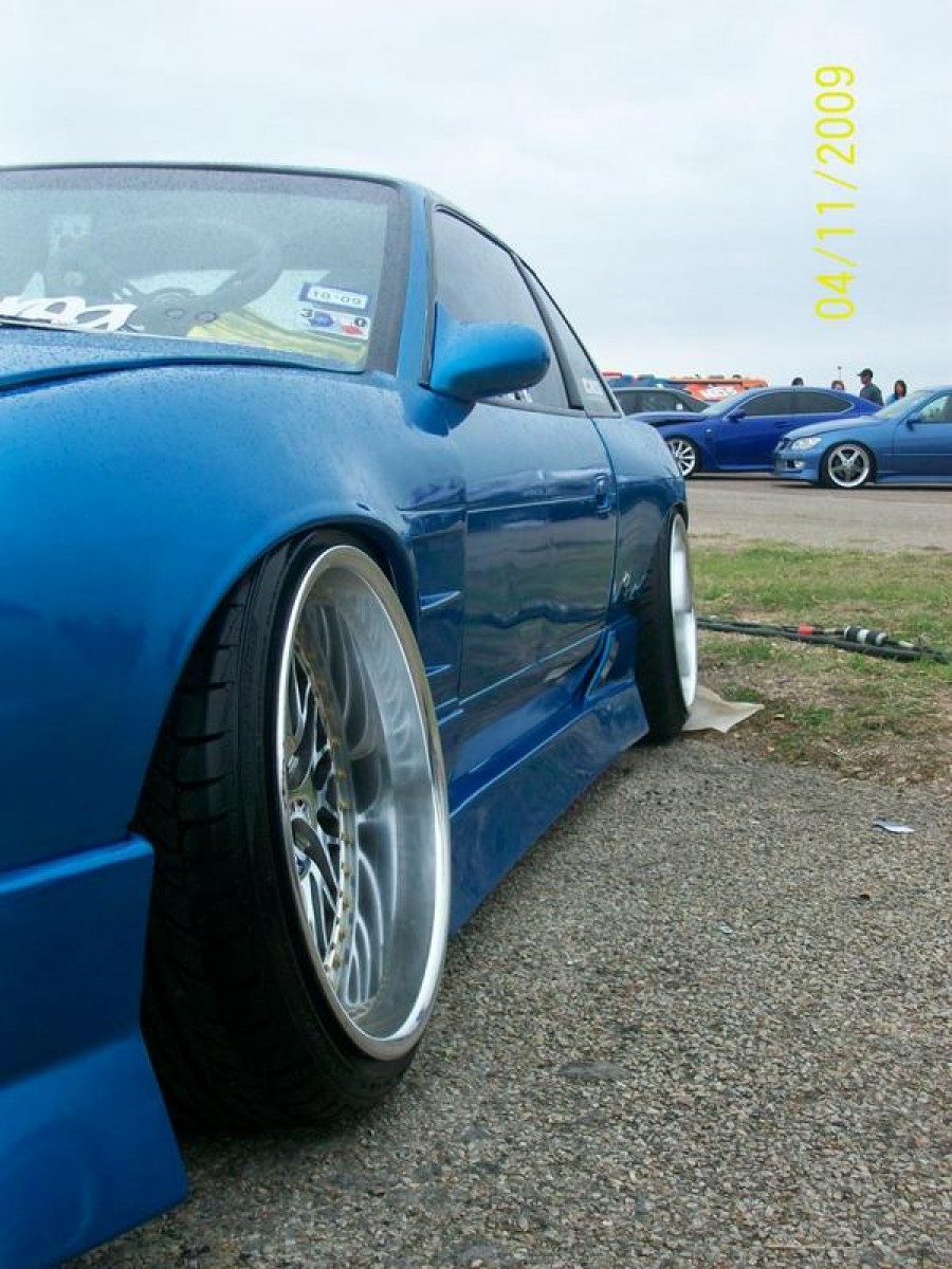 Nissan Silvia S13 wheels Work Bersaglio Mesh 18″ 10J ET-30 225/35 12J ET-17 265/35