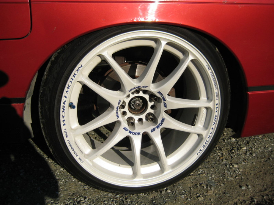 Nissan 180SX/200SX/240SX wheels Work Emotion CR KAI 17″ 9J ET17 215/45 18″ 9.5J ET12 225/40