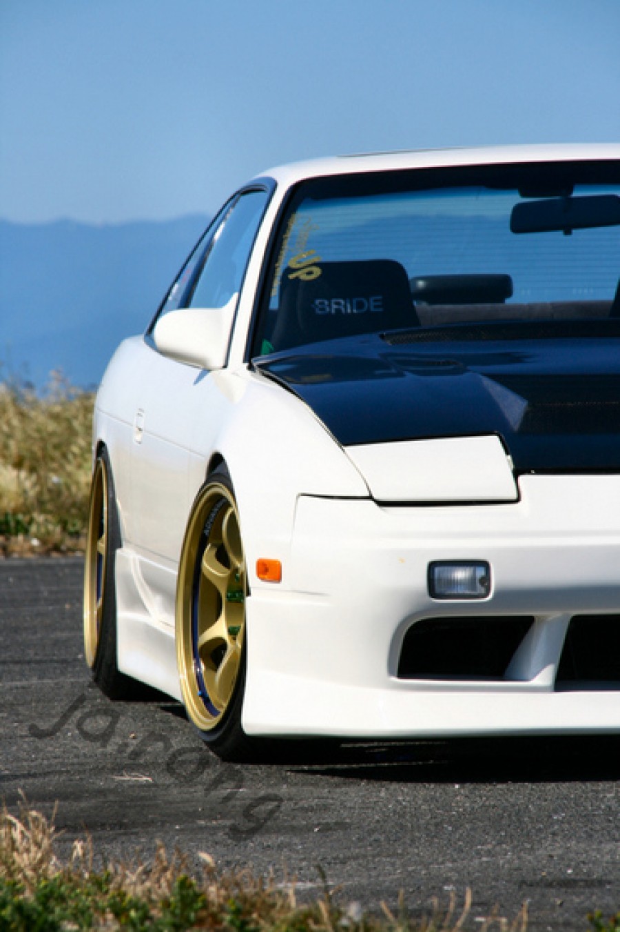 Nissan Silvia S13 wheels Advan Yokohama RG 17″ 9.5J ET24 215/40