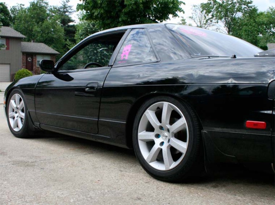 Nissan Silvia S13 wheels OEM Nissan 350Z 17″ 7.5J ET30 225/45 8J ET33 235/45