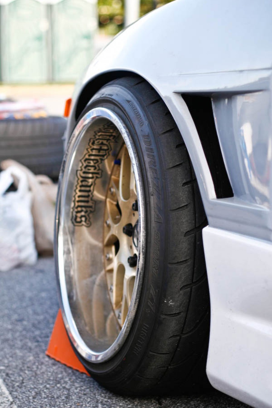 Nissan Silvia S13 wheels Weds Sport Kranze ERM 18″ 10J 235/40 12J ET-5 255/35