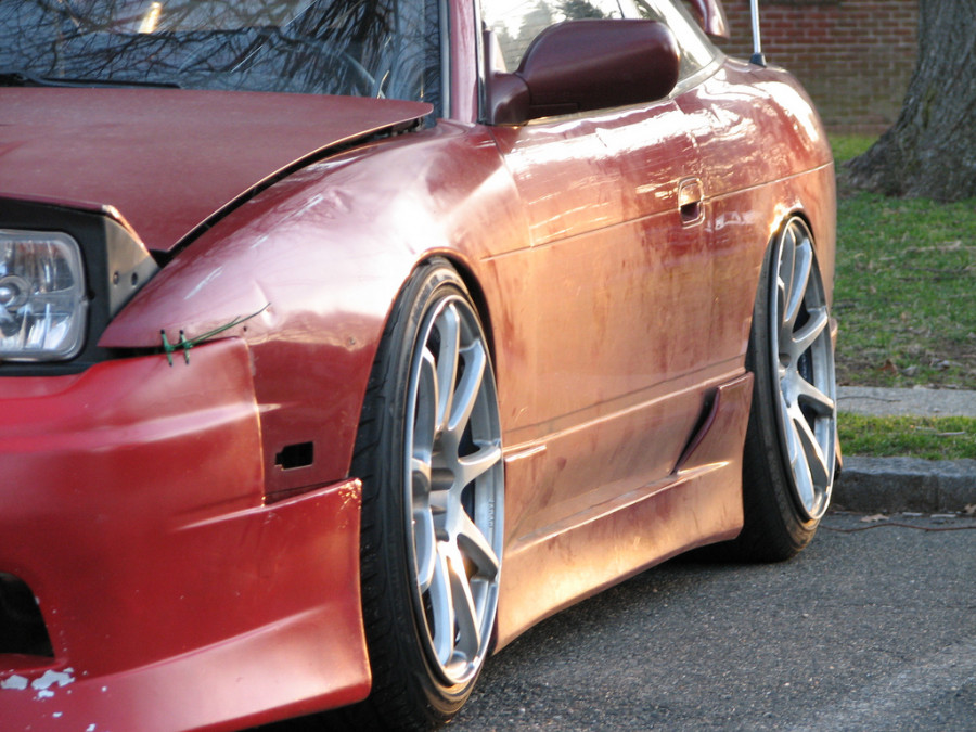 Nissan 180SX/200SX/240SX wheels Weds Sport SA70 17″ 9J ET20 215/40 18″ 10J ET18 225/40