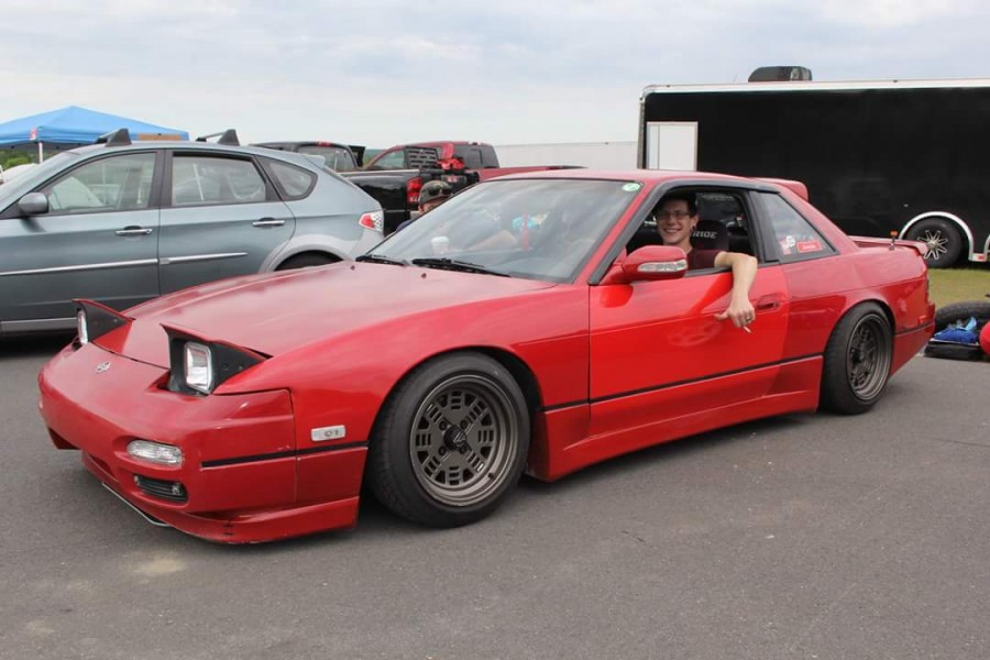Nissan Silvia S13 wheels AME F Zero 1 15″ 8.5J ET-6 205/50