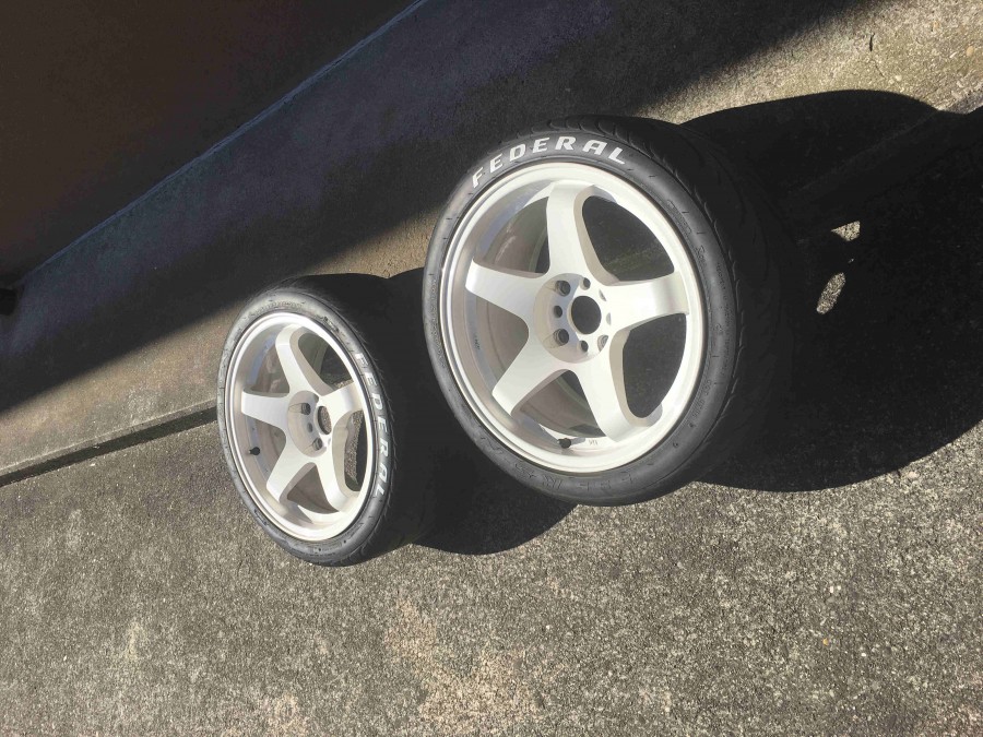 Nissan 180SX/200SX/240SX S13 wheels Rota P45R 17″ 9J ET25 235/40