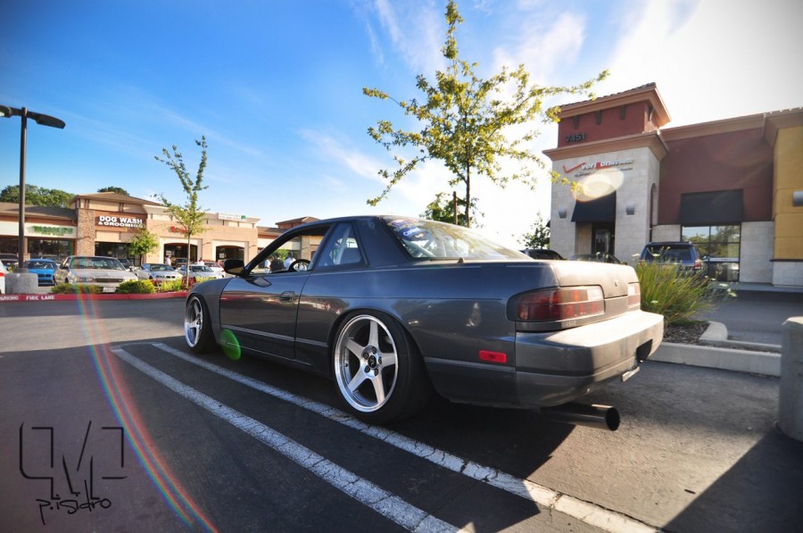 Nissan Silvia S13 wheels 17″ 9J 205/45 ET-5 215/45