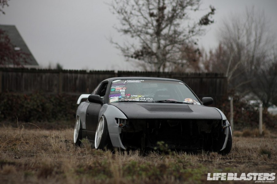 Nissan Silvia S13 wheels Work VS-KF 17″ 10.5J ET-14 215/40 225/45