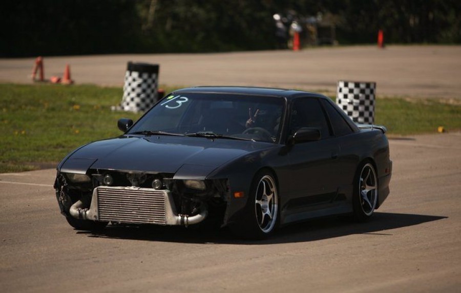 Nissan Silvia S13 wheels 5Zigen FN01R-C 17″ 9J ET15 235/40 10J 215/45