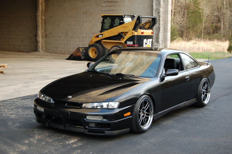 Nissan Silvia S14 wheels Enkei RPF1 18″ 9.5J ET15 235/40 10.5J 265/35