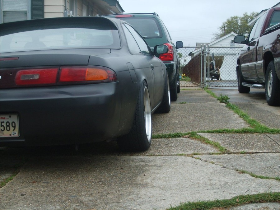 Nissan Silvia S14 wheels Motegi Touge 17″ 9J ET9 225/45 ET4