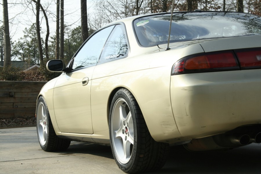 Nissan Silvia S14 wheels OEM Ford Mustang Cobra R 17″ 9J ET26 255/40 viperbite 