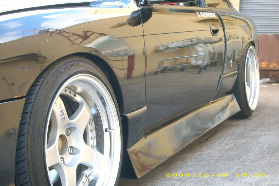 Nissan Silvia S14 wheels SSR Professor SP1 17″ 9J ET-2 215/45 18″ 10J ET-1 225/40