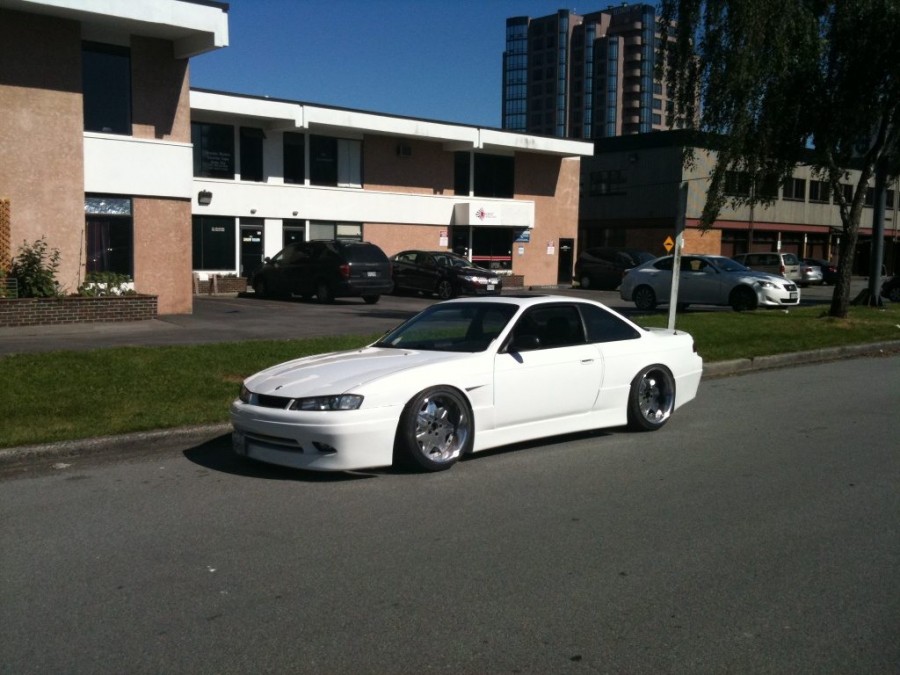 Nissan Silvia S14 wheels Work LS 207 18″ 10J 235/40 11J 265/35