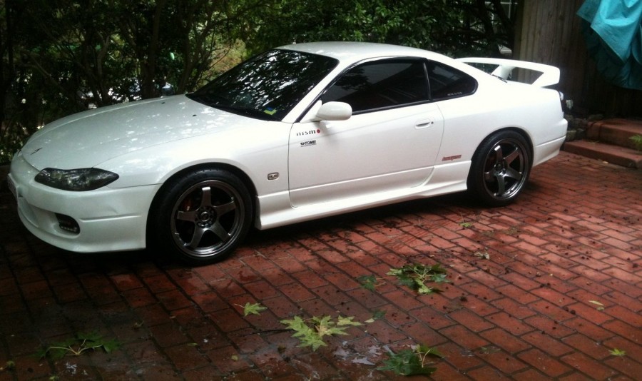 Nissan Silvia S15 wheels Rota P45R 17″ 9J ET30 235/40 18″ 9.5J 255/35