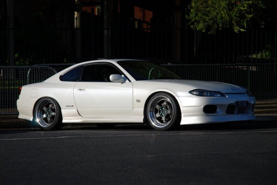 Nissan Silvia S15 wheels Work Meister S1 3P 18″ 8.5J ET24 215/30 10J ET30 235/30