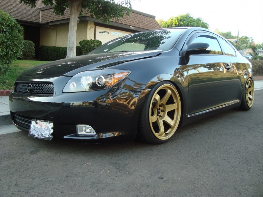 Scion tC wheels Rays Volk Racing TE37 18″ 10J ET35 225/35 225/40