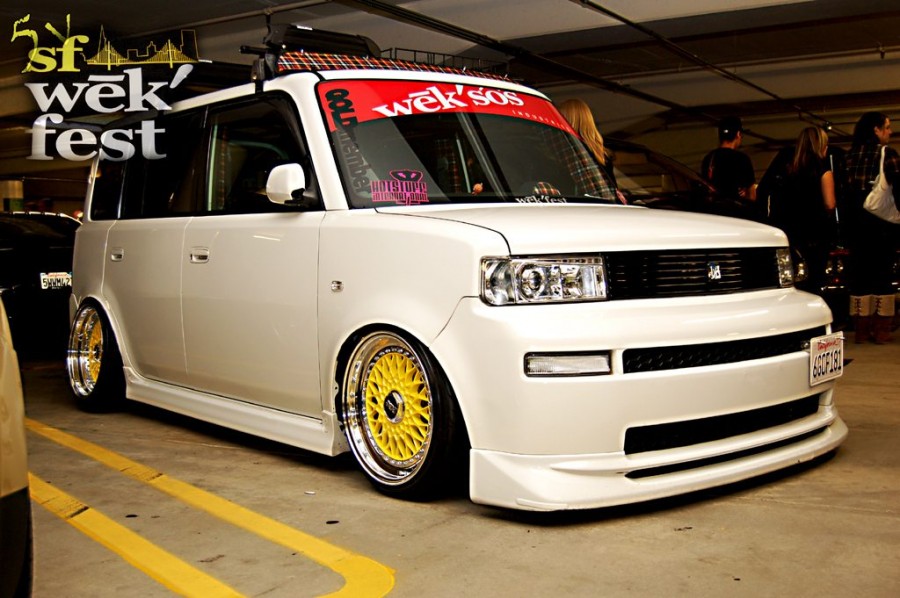Scion xB wheels BBS RS 17″ 9.5J ET15 195/40 10.5J ET-11 215/40