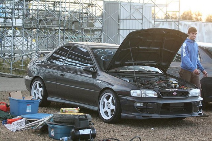 Subaru Impreza GM, GC, GF wheels Desmond Regamaster Marquis Promada 17″ 8J ET35 235/40