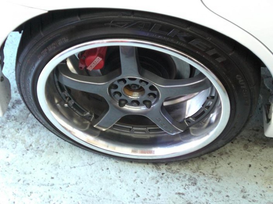 Subaru Impreza GD, GG wheels Rays G-Games 77 Wolf 18″ 9.5J ET40 235/40 WRX 