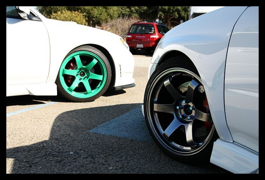Subaru Impreza wheels Rota Grid 18″ 10J ET35 255/35 WRX 