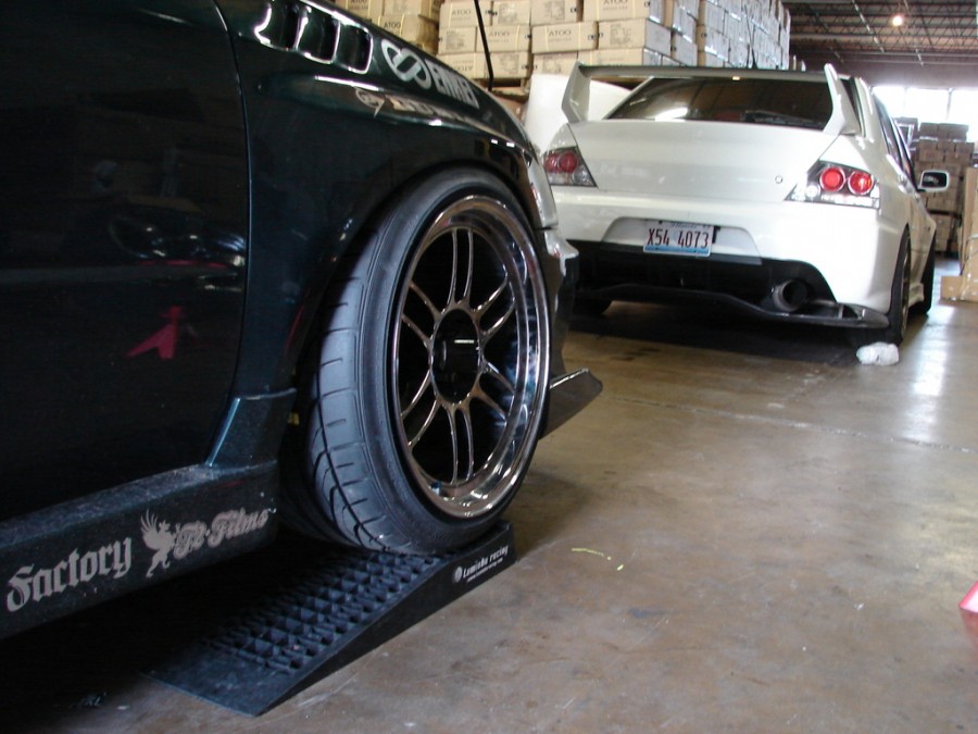 Subaru Impreza wheels Enkei RPF1 18″ 10.5J ET15 265/35 WRX STI 