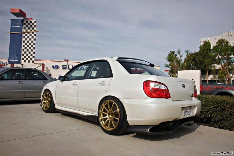 Subaru Impreza GD, GG wheels Advan Yokohama RG II 18″ 10J ET35 265/35 RS WRX STI 