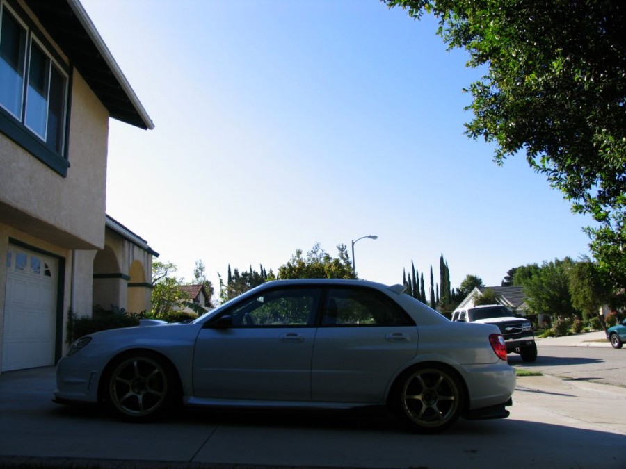 Subaru Impreza GD, GG wheels Advan Yokohama RG II 18″ 10J ET35 265/35 WRX STI 