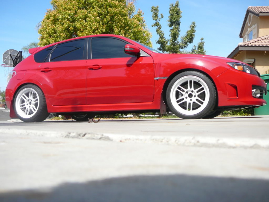 Subaru Impreza wheels Enkei RPF1 18″ 10J ET35 265/35 ET38 WRX STI 