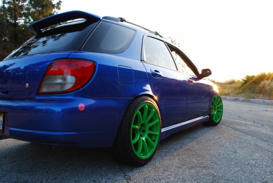 Subaru Impreza wheels Rota G-force 18″ 9J ET35 235/40 WRX Wagon 