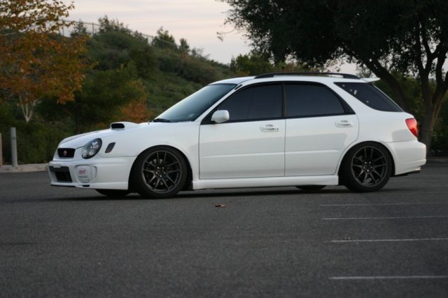 Subaru Impreza GD, GG wheels Work Emotion CR KAI 17″ 9J ET34 235/40 ET41 WRX Wagon 