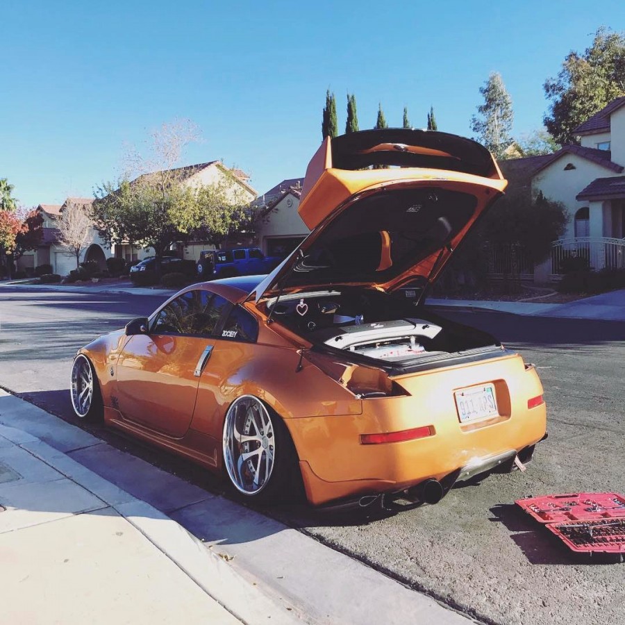 Nissan 350Z wheels Weds Sport Kranze LXZ