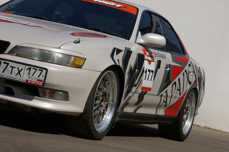Toyota Chaser 100 wheels Work VS-XX 18″ 9.5J ET35 245/45 10.5J ET25 275/35