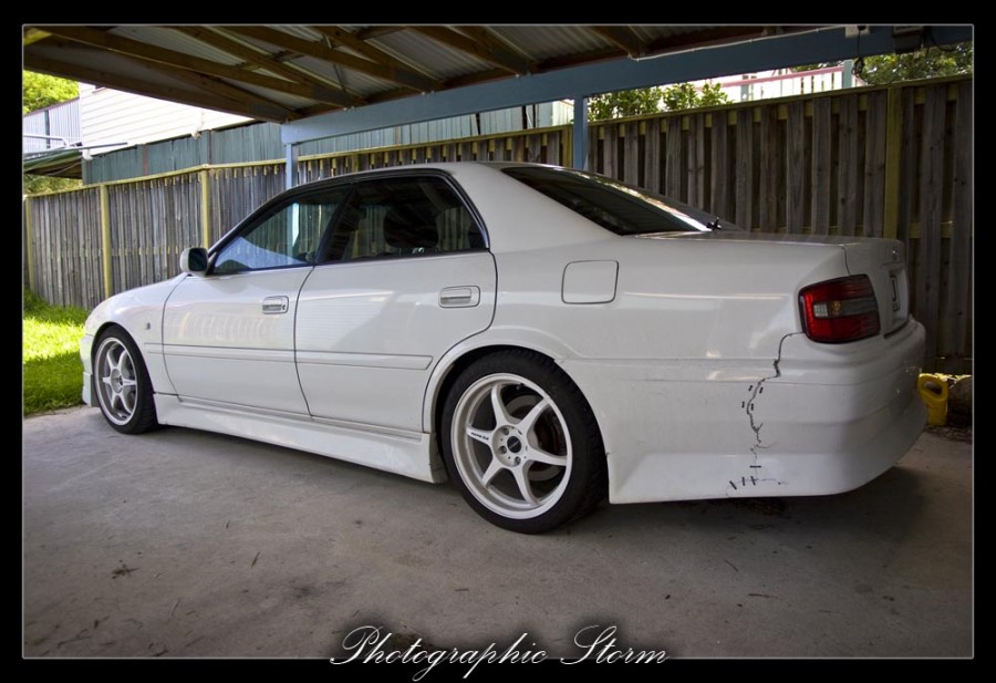 Toyota Chaser 100 wheels Buddy Club P1 18″ 9J ET30 245/40