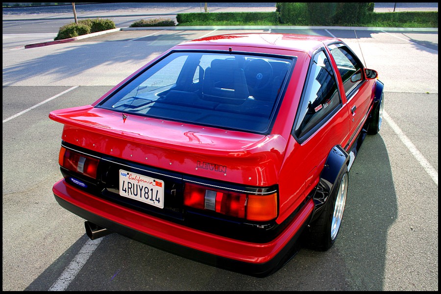 Toyota Corolla Levin AE85/AE86 wheels Jline 10SL2 16″ 9.5J 225/40 ET-43 235/45