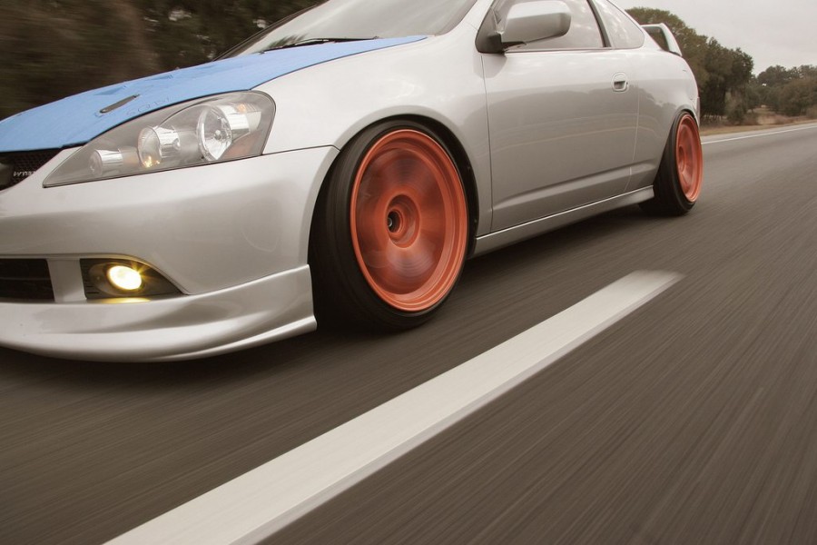 Acura RSX wheels Rays Volk Racing TE37 18″ 9.5J ET22 235/35 10.5J 235/40