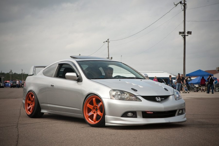 Acura RSX wheels Rays Volk Racing TE37 18″ 9.5J ET22 235/35 10.5J 235/40