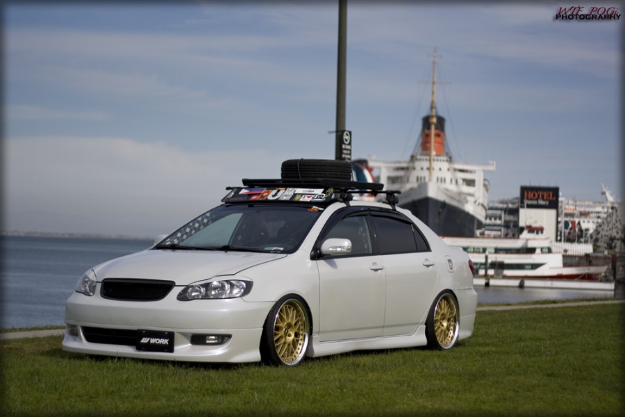 Toyota Corolla E120/E130 wheels Work VS-XX 18″ 8J ET26 215/40 9.5J ET32 225/40