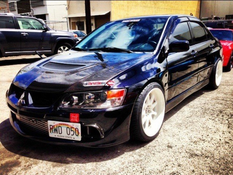 Mitsubishi Lancer Evolution VIII wheels Work Emotion XD9 18″ 10J ET13 255/35 ET18