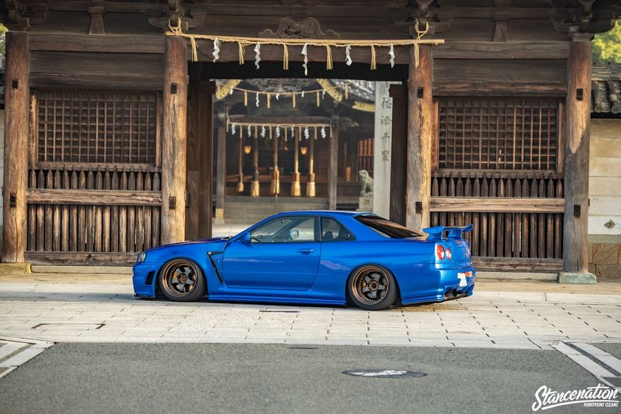 Nissan Skyline R34 wheels Work Meister S1 3P 18″ 11J ET-25 255/35