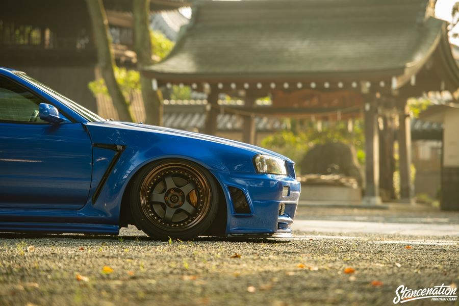 Nissan Skyline R34 wheels Work Meister S1 3P 18″ 11J ET-25 255/35