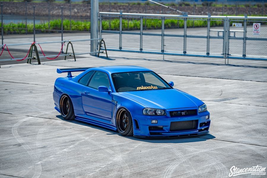 Nissan Skyline R34 wheels Work Meister S1 3P 18″ 11J ET-25 255/35