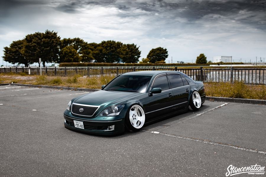 Toyota Celsior LS 430, XF30 wheels Work Lanvec LD1 19″ 10J ET-21 12J ET-46
