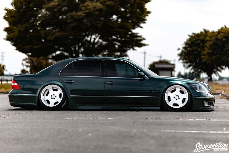 Toyota Celsior LS 430, XF30 wheels Work Lanvec LD1 19″ 10J ET-21 12J ET-46