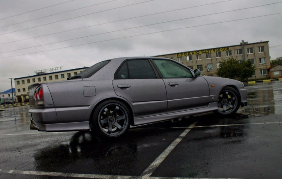 Nissan Skyline R34 wheels Rays Volk Racing TE37SL 18″ 10J ET27 235/45