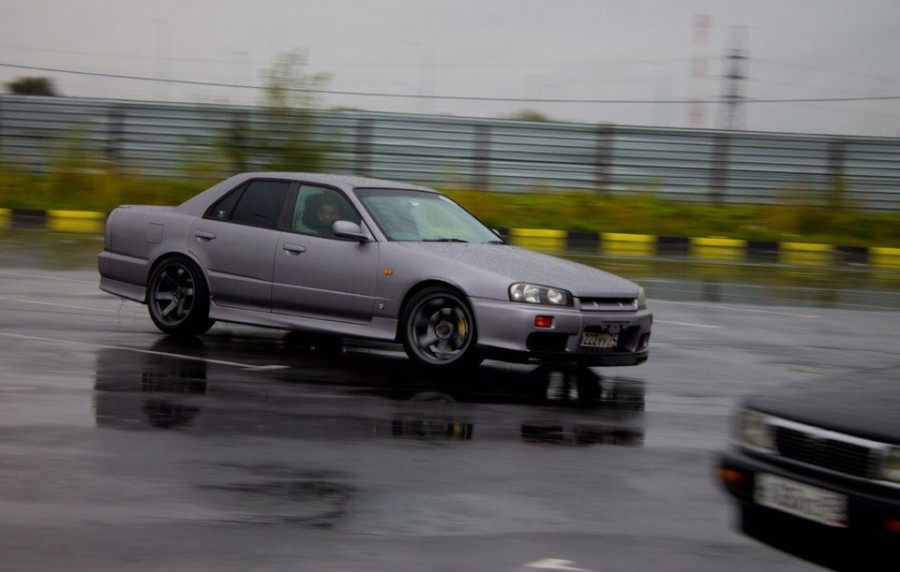Nissan Skyline R34 wheels Rays Volk Racing TE37SL 18″ 10J ET27 235/45