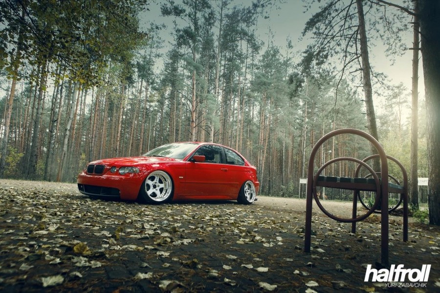 BMW 3 series E46/5 Compact wheels Work Meister S1 3P 18″ 10J ET-8 215/35 10.5J ET-1
