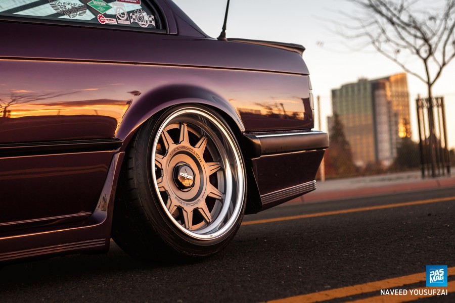 BMW 3 series E30 wheels Rotiform SAC 16″ 8J 205/40 9.5J 215/40 325is 